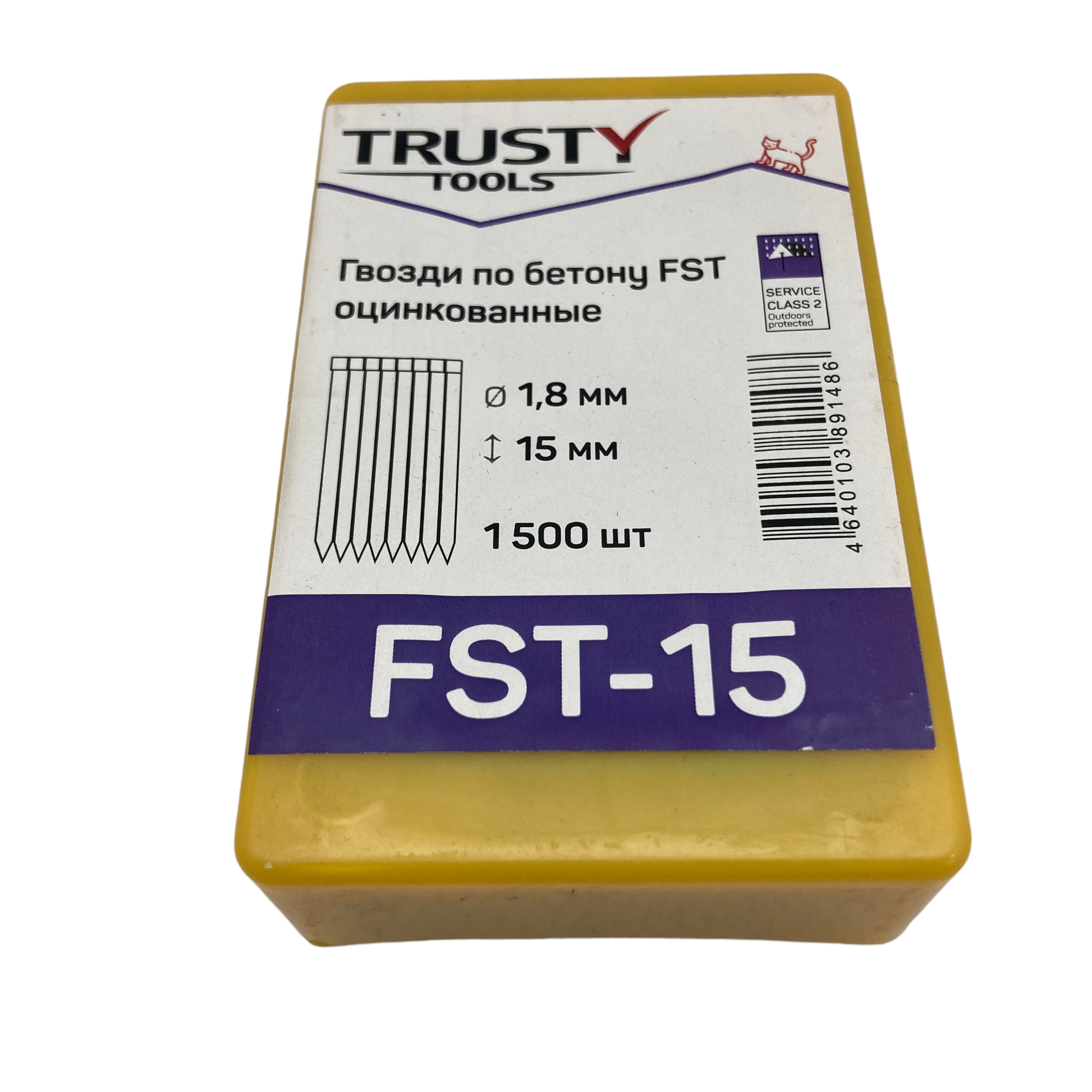 Гвоздь по бетону тип FST
