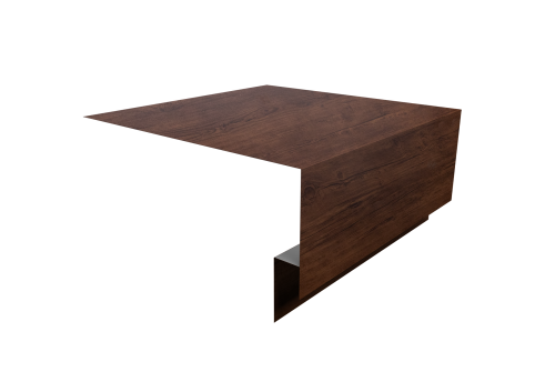 Планка околооконная сложная Экобрус Grand Line 200х75х25 0,45 Print Premium Cherry Wood Fresh TwinColor (3м)