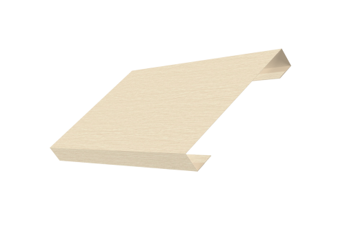 Ламель лицевая 150 забора жалюзи Texas Grand Line 0,45 Print Elite Milky Wood TwinColor