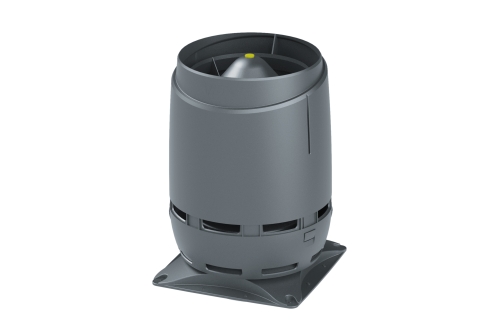 Выход вентиляционный Vilpe Flow 160S с основанием 300x300 серый