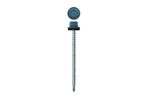Саморез кровельный Daxmer 4,8х70 RAL 5024 (100) сверло №1