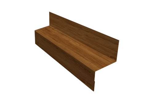 Отлив межэтажный 35 Grand Line 0,45 Print Elite Golden Wood TwinColor (3м)