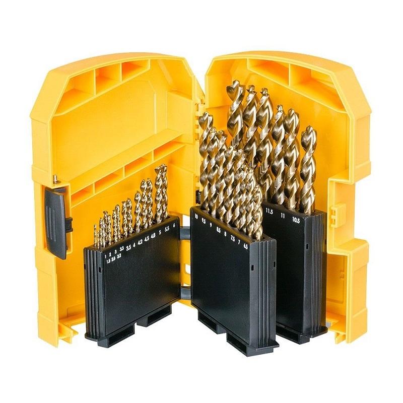 Набор сверл по металлу DeWalt HSS-G 1-13 мм (29 шт)