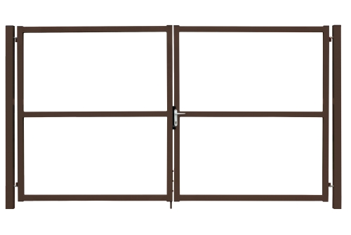Ворота Colority Zinc Lock 1,5х3,5 RAL 8017