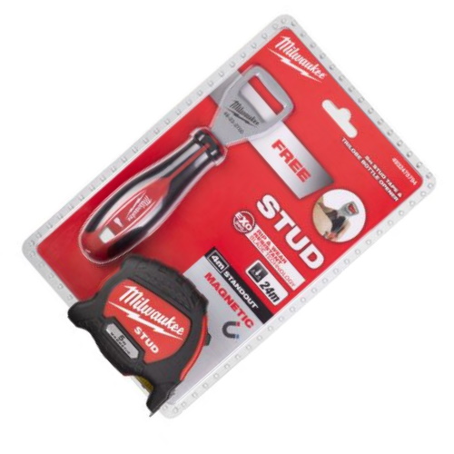 Промонабор: рулетка MILWAUKEE STUD 5 М + открывалка