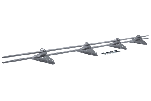 Снегозадержатель трубчатый Grand Line RAL 9006 3м