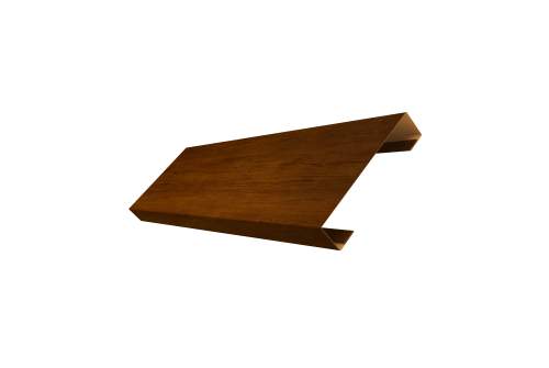 Ламель лицевая 100 забора жалюзи Texas Grand Line 0,45 Print Premium Golden Wood Intense FTC