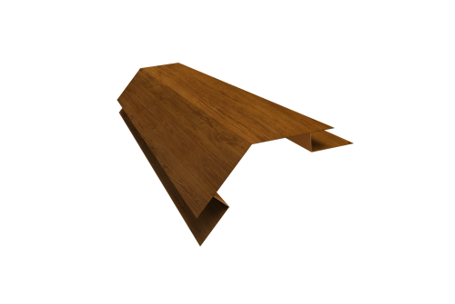 Угол внешний сложный 75х75 135 градусов Grand Line 0,45 Print Elite Golden Wood TwinColor (3м)