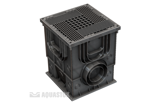 Дождеприемник пластиковый 350х350х420 (в сборе с решеткой) Master Aquastok (4350)