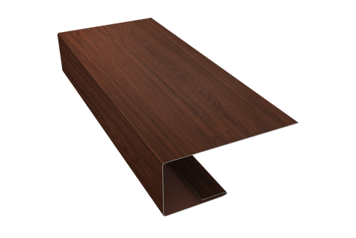 J-Профиль 18мм Grand Line 0,45 Print Elite Choco Wood TwinColor (2м)