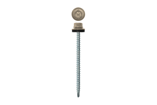 Саморез кровельный Daxmer 4,8х70 (100шт) сверло №1 RAL 1015