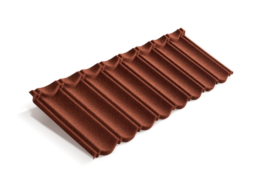 Лист композитной черепицы Metrotile MetroBond скарлет