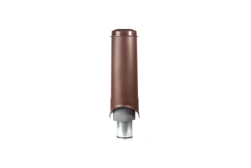Выход вентиляции Krovent Pipe-VT 150/700 изолированный коричневый
