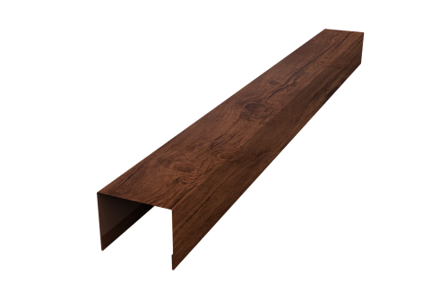 Крышка для забора жалюзи Palermo Grand Line 0,45 Print Premium Cherry Wood Fresh TwinColor (2м)