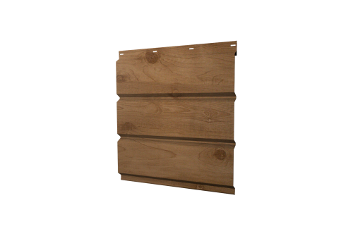 Софит металлический Классик Grand Line без перфорации 0,45 Print Premium с пленкой Pine Wood Fresh