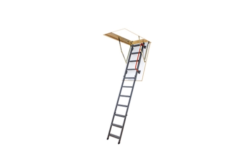 Лестница чердачная складная FAKRO LMK 60х120/280 (металлическая, повышенной прочности)