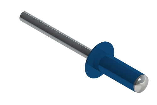 Заклёпка вытяжная Daxmer 3,2х8 RAL 5005 (20х1000шт) ал/ст