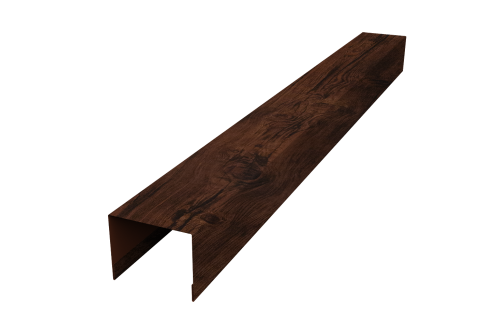 Крышка для забора жалюзи Palermo Grand Line 0,45 Print Elite Cherry Wood TwinColor (2м)