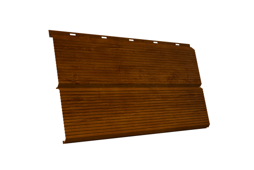 ЭкоБрус 0,345 Gofr Grand Line 0,45 Print Premium с пленкой Golden Wood Intense FTC