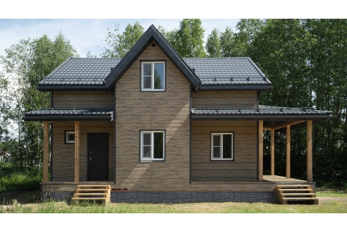 ЭкоБрус 0,345 Grand Line 0,45 Print Elite Nordic Wood TwinColor