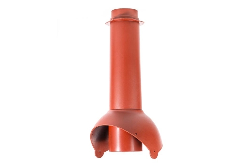 Выход канализации Krovent Pipe-VT 110 неизолированный красно-коричневый