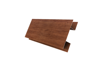 Планка H-образная Блок-Хаус new Grand Line 0,45 Print Premium Rowan Wood Intense FTC (3м)