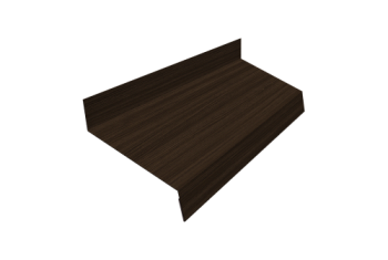 Отлив простой 70 Grand Line 0,45 Print Elite Coffee Wood TwinColor (3м)