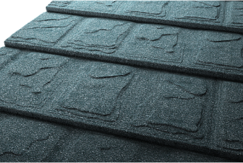 Лист композитной черепицы Gerard Slate dark silver
