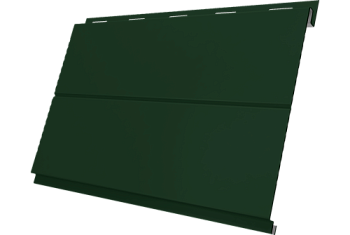 Софит металлический Вертикаль 0,2 line Grand Line 0,5 Satin Matt TX с пленкой RAL 6020 хромовая зелень