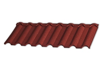 Лист композитной черепицы Gerard Milano spanish red