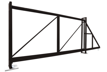 Ворота откатные Colority Zinc 2,03x5,0 RR 32