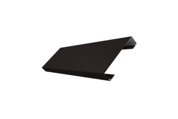 Ламель лицевая 100 забора жалюзи Texas Grand Line 0,45 Drap RAL 9005 черный