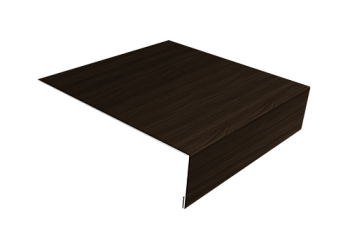 Планка лобовая/околооконная простая 190х50 Grand Line 0,45 Print Elite Coffee Wood TwinColor (2м)