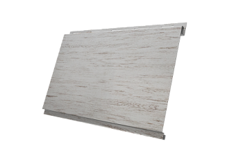Софит металлический Вертикаль 0,2 classic Grand Line 0,45 Print Elite с пленкой Snow Wood TwinColor
