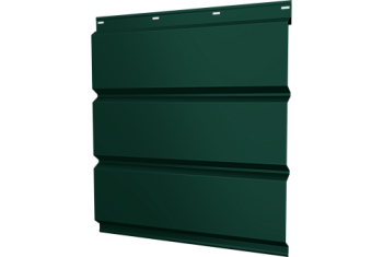Софит металлический Классик Grand Line без перфорации 0,5 Satin Matt TX с пленкой RAL 6005 зеленый мох