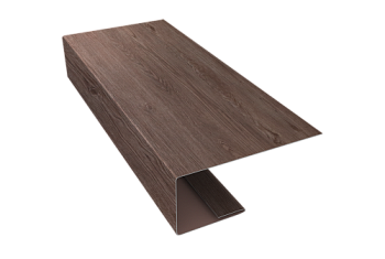 J-Профиль 18мм Grand Line 0,45 Print Elite White Wood TwinColor (3м)