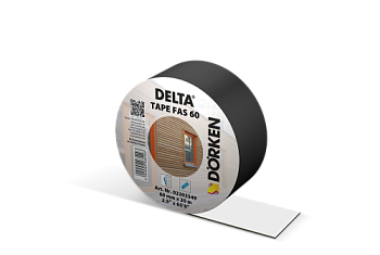Лента Delta-Tape Fas 60 односторонняя для проклейки нахлестов фасадных мембран Delta семейства Fassade (20мх60мм)