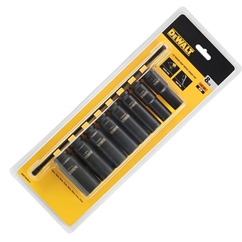 Набор ударных торцевых головок DeWALT IMPACT (8 шт)