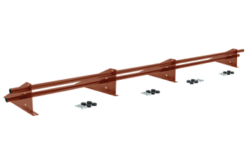 Снегозадержатель трубчатый универсальный Optima плюс RAL 8004 3м