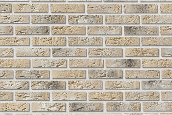 Рядовая плитка Leonardo Stone Париж-2 гипс 52 с расшивкой 1,2см