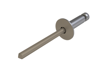 Заклёпка вытяжная Daxmer 3,2х8 (1000шт) сталь/сталь RAL 1035
