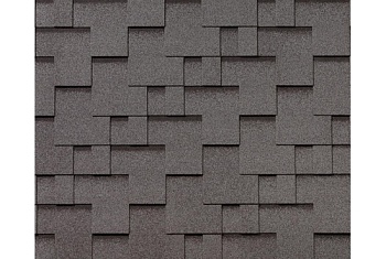 Черепица гибкая RoofShield Премиум Модерн серый с оттенением