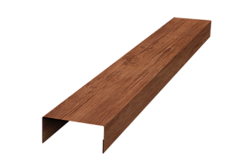 Крышка 45х20 для забора жалюзи Texas Grand Line 0,45 Print Premium Rowan Wood Intense FTC (3м)