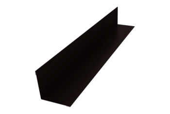 Угол внутренний 50х50 Grand Line 0,5 Drap RAL 9005 черный (3м)