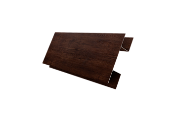 Планка H-образная Экобрус 0,45 Print Premium с пленкой Cherry Wood Fresh TwinColor (3м)