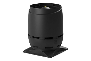 Выход вентиляционный Vilpe Flow 200S с основанием 400x400 черный