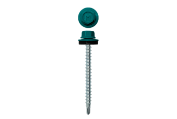 Саморез кровельный Daxmer 4,8х50 RAL 5021 (150) сверло №1