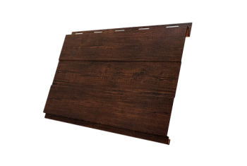 Софит металлический Вертикаль 0,2 prof Grand Line 0,45 Print Premium с пленкой Cherry Wood Dark FTC