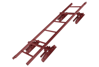 Лестница кровельная для фальца RAL 3011 (1,92м)