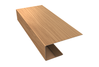 J-Профиль 18мм Grand Line 0,45 Print Elite Honey Wood TwinColor (3м)